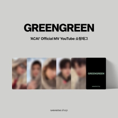 Set 5 card POB CORTIS GREENGREEN