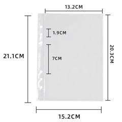 Binder A5 kéo khóa (đựng ảnh, sổ, ...)