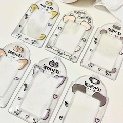 Holder PVC dẻo, túi đựng thẻ trong suốt, dễ thươn