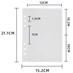 Binder A5 kéo khóa (đựng ảnh, sổ, ...)