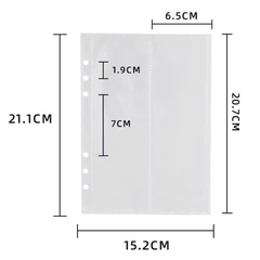 Binder A5 kéo khóa (đựng ảnh, sổ, ...)