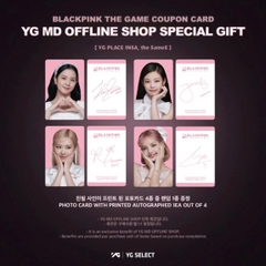 Photocard Pre-order BP The Game Coupon Card