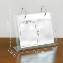 Kệ đựng photocard, đựng ảnh để bàn trang trí (có sẵn 34 trang đựng ảnh)