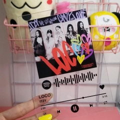 Khung ảnh mica Spotify ITZY