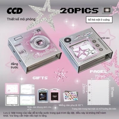 Binder RosyPosy 1 ô, album ảnh mô phỏng chiếc máy ảnh xinh yêu có sẵn 20 sheet