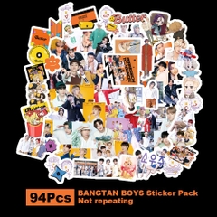 Túi 77-100pcs sticker BTS