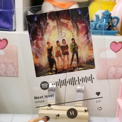 Khung ảnh mica Spotify Aespa