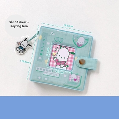 Binder mini đựng card 3 inch sẵn 10 sheet đựng được 20 card có keyring treo