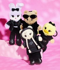 BLACKPINK CHARACTER PLUSH KEYRING_LONG