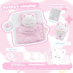Binder lông Rosy Posy 15x15cm dễ thương