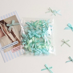 Set 25 nơ nhiều size trang trí, gói card, gói quà