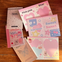 Set 6 bìa gấp gói card nhiều màu sắc dễ thương