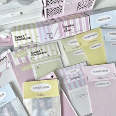 Set 9 bìa gói card kèm tag đầu và túi nilon