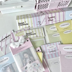 Set 9 bìa gói card kèm tag đầu và túi nilon