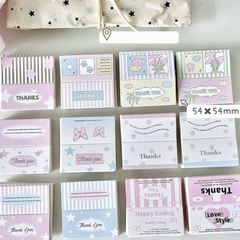 Set 24 tag đầu thank you gói card, gói quà