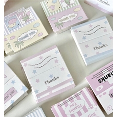 Set 24 tag đầu thank you gói card, gói quà