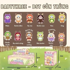 [CHÍNH HÃNG] Blindbox Baby Three Thỏ Thị Trấn, Hải Sản, Côn Trùng, Mini Ver 3, NOMMI chính hãng