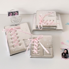 Binder da bóng cột nơ size A5, A7 dễ thương