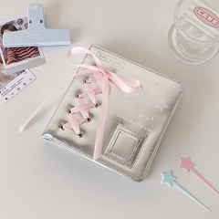 Binder da bóng cột nơ size A5, A7 dễ thương