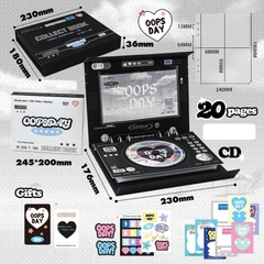 Binder Rosy Posy retro DVD kích thước A5 18x20cm, có sẵn 20 sheet đựng card