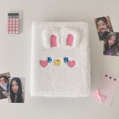 Binder, album ảnh lông thỏ size A5 đáng yêu