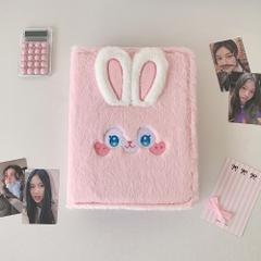 Binder, album ảnh lông thỏ size A5 đáng yêu