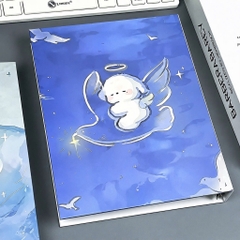 Binder, bìa album ảnh, bìa sổ còng A5 đựng ảnh, giấy viết cún thiên thần đáng yêu