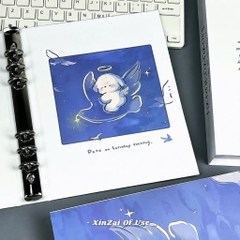 Binder, bìa album ảnh, bìa sổ còng A5 đựng ảnh, giấy viết cún thiên thần đáng yêu