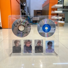 Khung mica trong suốt trưng bày photocard và CD