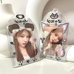 Holder PVC dẻo, túi đựng thẻ trong suốt, dễ thươn