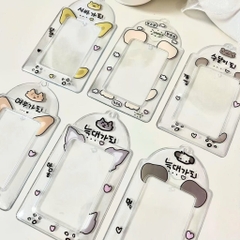 Holder PVC dẻo, túi đựng thẻ trong suốt, dễ thươn