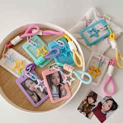 Túi đựng thẻ, holder photocard Dopamine kèm charm sao