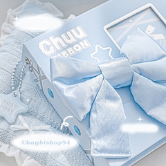 Binder RosyPosy gắn nơ satin mềm mại, album đựng ảnh, sheet hai mặt