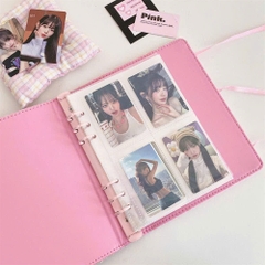 Binder dạ caro size A5 cột nơ