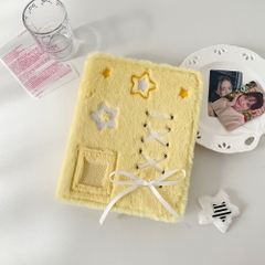 Binder, album ảnh lông nhung A5 Soft Ribbon có dây nơ