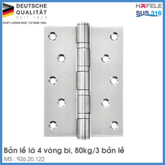 Bản Lề Lá 80Kg Hafele 926.20.122