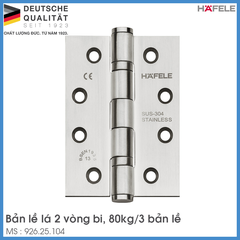 Bản Lề Lá 80Kg Hafele 926.25.104