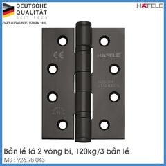 Bản Lề Lá 120Kg Hafele 926.98.043