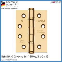 Bản Lề Lá 120Kg Hafele 926.98.048