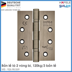 Bản Lề Lá 120Kg Hafele 926.98.069