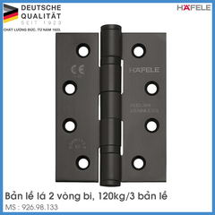 Bản Lề Lá 120Kg Hafele 926.98.133