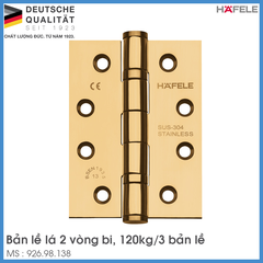 Bản Lề Lá 120Kg Hafele 926.98.138