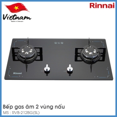 Bếp Gas Âm Rinnai RVB-212BG(SL)