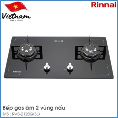 Bếp Gas Âm Rinnai RVB-212BG(SL)