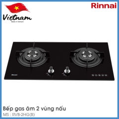 Bếp Gas Âm Rinnai RVB-2HG(B)