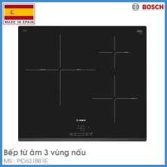 Bếp Từ Âm 3 Vùng Nấu Bosch HMH.PID631BB1E