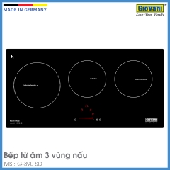 Bếp Từ 3 Vùng Nấu Lắp Âm Giovani G-390 SD