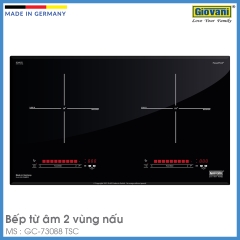 Bếp Từ 2 Vùng Nấu Lắp Âm Giovani GC-73088 TSC