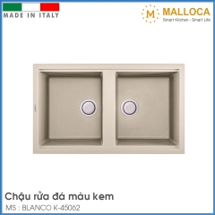 Chậu Rửa Chén Bằng Đá Malloca BLANCO K-45062