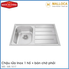 Chậu Rửa Chén Inox Malloca MS 1017